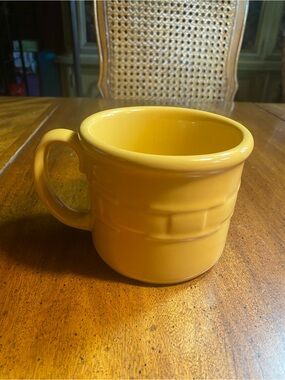 Longaberger Basket Weave Butternut Soup Mug
